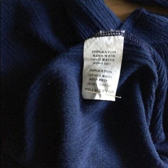 MONORENO Navy Embroidered Tunic - Picture 9 of 9